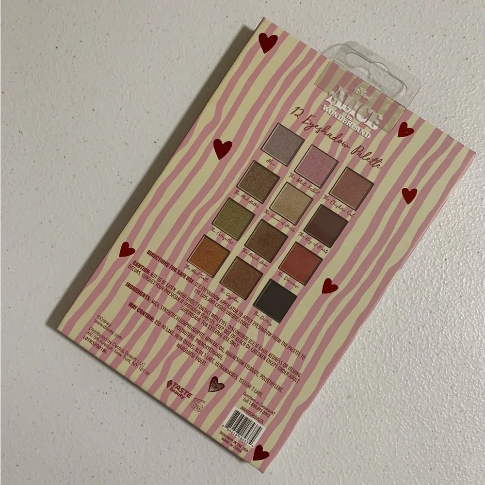 Taste Beauty x Disney Alice in Wonderland Eyeshadow Palette-New